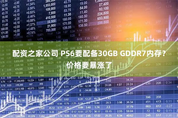 配资之家公司 PS6要配备30GB GDDR7内存？价格要暴涨了